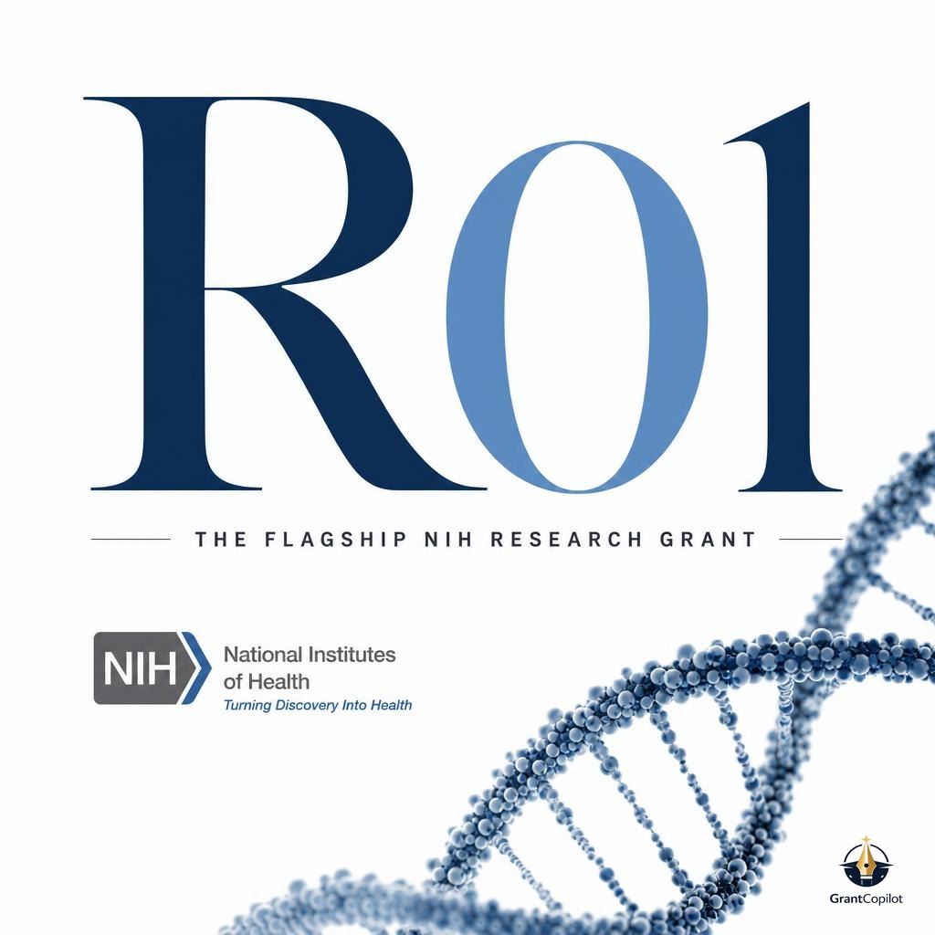 Illustration representing NIH R01 research project grants